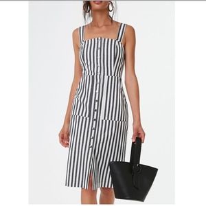 NWT Striped Knee Length Dress
